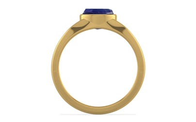 Gold Thailand Blue Sapphire Ring Prime Quality (R10)
