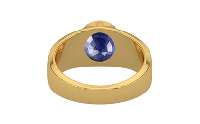 Gold Thailand Blue Sapphire Ring Prime Quality (R10)