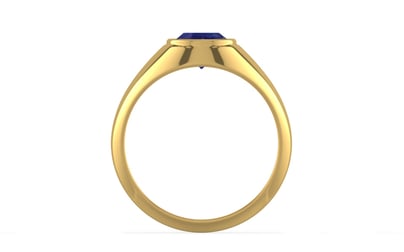 Gold Thailand Blue Sapphire Ring Prime Quality (R12)
