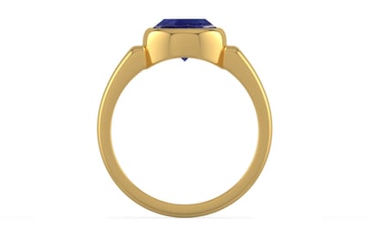 Gold Thailand Blue Sapphire Ring Prime Quality (R6)