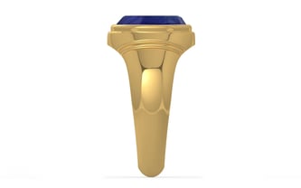 Gold Thailand Blue Sapphire Ring Prime Quality (R7)