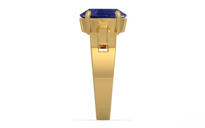 Gold Thailand Blue Sapphire Ring Prime Quality (R8)