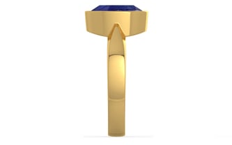 Gold Thailand Blue Sapphire Ring Prime Quality (R9)