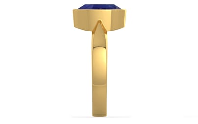 Gold Thailand Blue Sapphire Ring Prime Quality (R9)