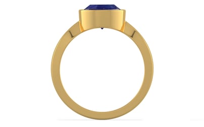 Gold Thailand Blue Sapphire Ring Prime Quality (R9)