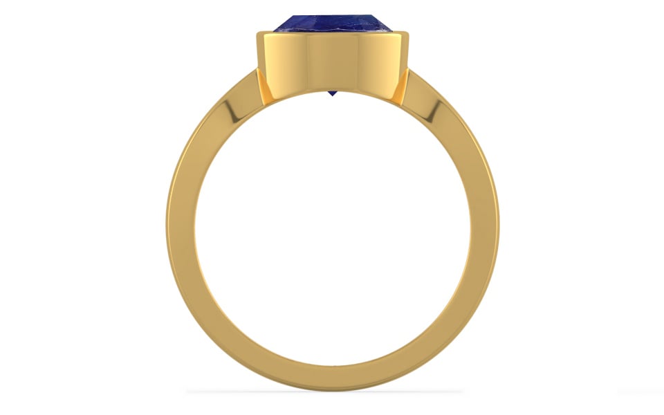 Gold Thailand Blue Sapphire Ring Prime Quality (R9)