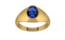 Gold Thailand Blue Sapphire Ring Rare Quality (R12)