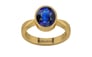Gold Thailand Blue Sapphire Ring Rare Quality (R9)