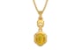 Gold Thailand Yellow Sapphire Pendant Fine Quality (P6)