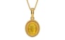 Gold Thailand Yellow Sapphire Pendant Fine Quality (P7)