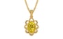 Gold Thailand Yellow Sapphire Pendant Limited Quality (P3)