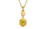 Gold Thailand Yellow Sapphire Pendant Limited Quality (P6)