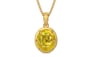 Gold Thailand Yellow Sapphire Pendant Limited Quality (P8)