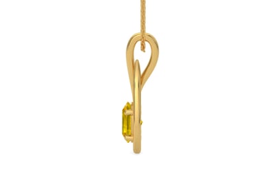 Gold Thailand Yellow Sapphire Pendant Limited Quality (P9)