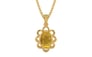 Gold Thailand Yellow Sapphire Pendant Prime Prime Quality (P3)