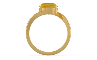 Gold Thailand Yellow Sapphire Ring Fine Quality (R2)