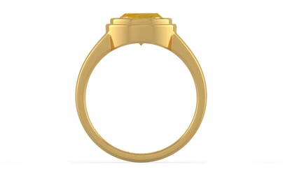 Gold Thailand Yellow Sapphire Ring Fine Quality (R3)