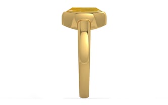 Gold Thailand Yellow Sapphire Ring Fine Quality (R6)