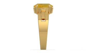 Gold Thailand Yellow Sapphire Ring Fine Quality (R8)