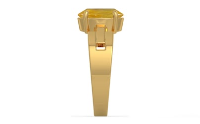 Gold Thailand Yellow Sapphire Ring Fine Quality (R8)