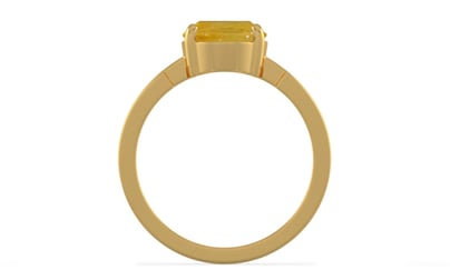 Gold Thailand Yellow Sapphire Ring Fine Quality (R8)