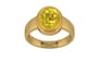 Gold Thailand Yellow Sapphire Ring Limited Quality (R3)