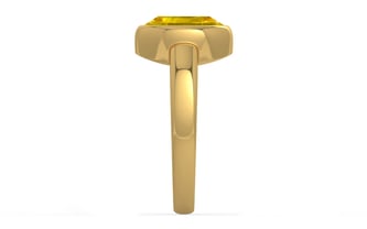 Gold Thailand Yellow Sapphire Ring Limited Quality (R6)