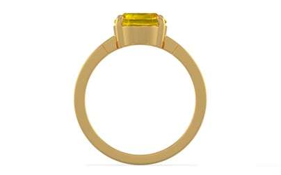 Gold Thailand Yellow Sapphire Ring Limited Quality (R8)