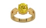Gold Thailand Yellow Sapphire Ring Limited Quality (R8)