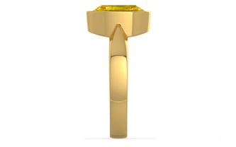 Gold Thailand Yellow Sapphire Ring Limited Quality (R9)