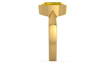 Gold Thailand Yellow Sapphire Ring Limited Quality (R9)