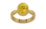 Gold Thailand Yellow Sapphire Ring Limited Quality (R9)