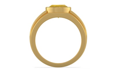 Gold Thailand Yellow Sapphire Ring Prime Prime Quality (R1)