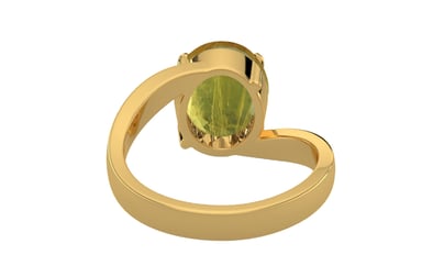 Gold Thailand Yellow Sapphire Ring Prime Quality (R2)
