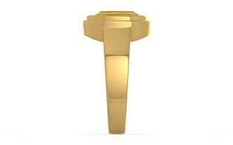 Gold Thailand Yellow Sapphire Ring Prime Quality (R3)