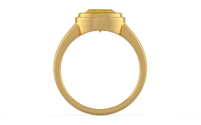 Gold Thailand Yellow Sapphire Ring Prime Quality (R3)
