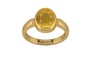 Gold Thailand Yellow Sapphire Ring Prime Quality (R6)