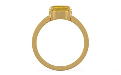 Gold Thailand Yellow Sapphire Ring Prime Quality (R8)