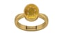 Gold Thailand Yellow Sapphire Ring Prime Quality (R9)