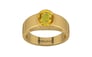 Gold Thailand Yellow Sapphire Ring Rare Quality (R10)