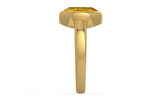 Gold Thailand Yellow Sapphire Ring Rare Quality (R6)