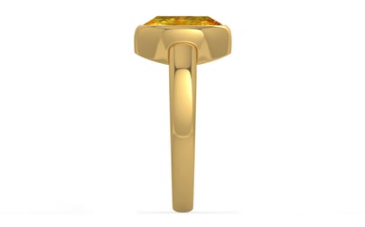 Gold Thailand Yellow Sapphire Ring Rare Quality (R6)