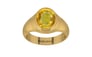 Gold Thailand Yellow Sapphire Ring Rare Quality (R7)