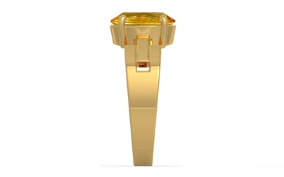 Gold Thailand Yellow Sapphire Ring Rare Quality (R8)