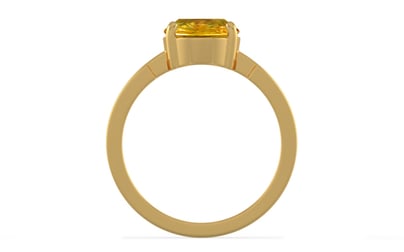Gold Thailand Yellow Sapphire Ring Rare Quality (R8)