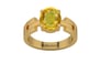 Gold Thailand Yellow Sapphire Ring Rare Quality (R8)
