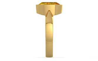 Gold Thailand Yellow Sapphire Ring Rare Quality (R9)