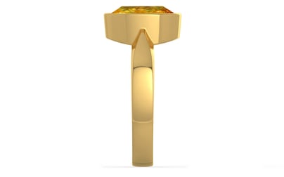 Gold Thailand Yellow Sapphire Ring Rare Quality (R9)