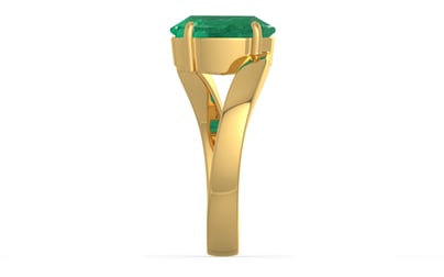 Gold Zambian Emerald Ring Limited Quality (R2)