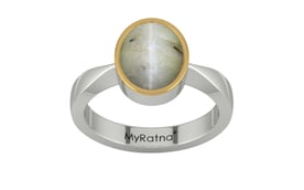 GoldCap Cat's Eye Ring Prime Quality (R9)